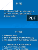 A Hollow Cylinder or Tube Used To Conduct A Liquid, Gas, or Finely Divided Solid