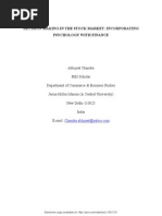 Decision-Making in The Stock Market: Incorporating Psychology With Finance