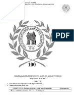 2015 Olimpiada Satelor Locala (Mures) Clasa a v-A Subiecte