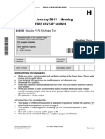 Question Paper Unit a181 02 Modules p1 p2 p3 Higher Tier