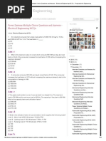 Power Systems Multiple Choice Questions and Answers - Electrical Engineering MCQ's - Preparation For Engineering PDF