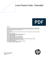 HP Switch Software Feature Index - Extended