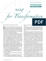 Yearning For Transformation