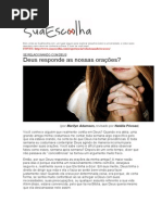 Deus Responde as Nossas Orações