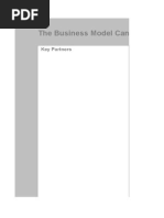 The Business Model Canvas: Key Partners