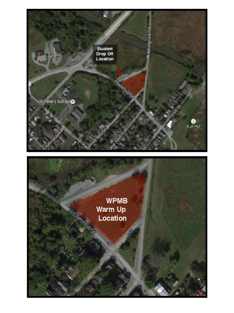 Student Drop Off & Warm Up Locations | PDF