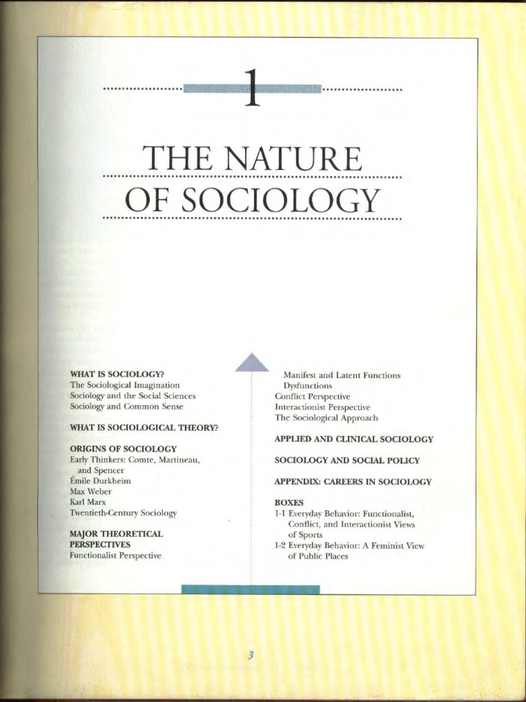 Sociology intelligence overview