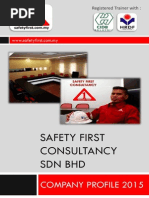 Safety First Consultancy SDN BHD (Company Profile)