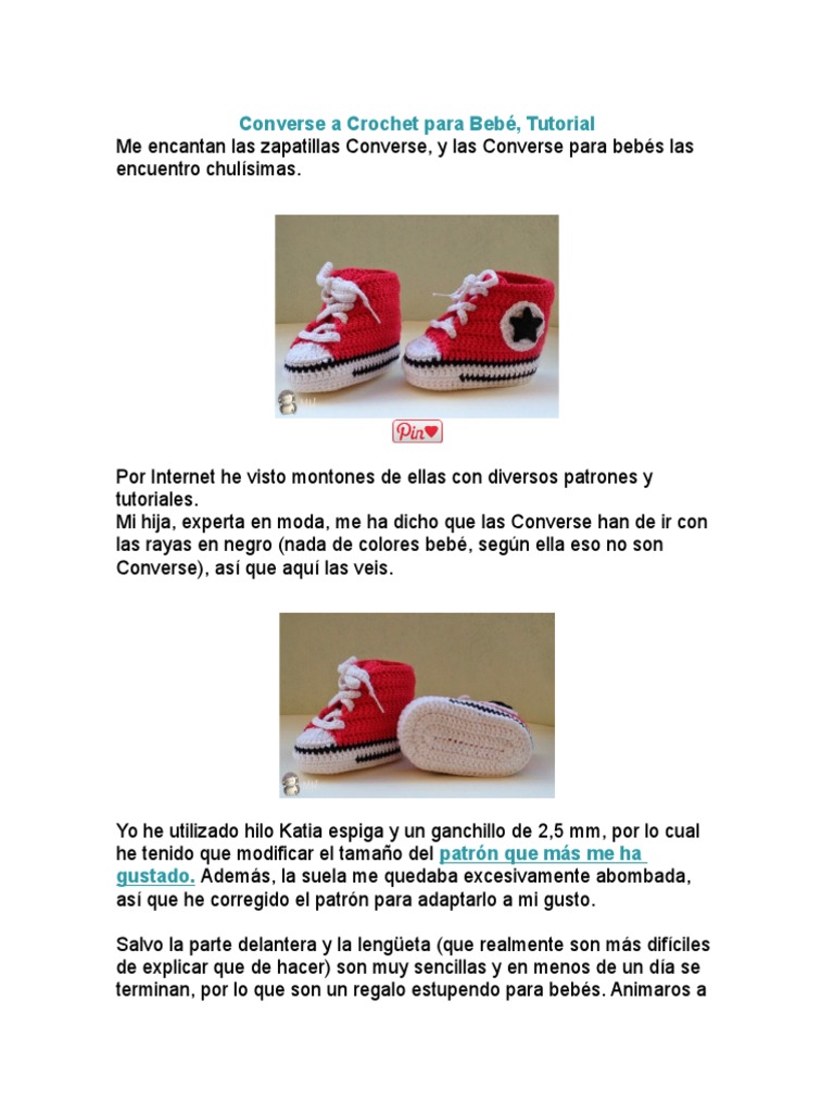 Tejido Converse | PDF | Ocio