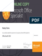 Office Excel 2013