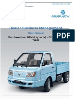Dealer Business Management: Purchase From OEM (Leyparts) - Other Order Types