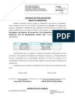 Carta de Culminacion