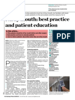Nil by Mouth Best Practice and Patient Education