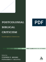 (Bible & Postcolonialism) Fernando F. Segovia, Stephen D. Moore-Postcolonial Biblical Criticism - Interdisciplinary Intersections-Bloomsbury T&T Clark (2005) PDF