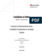 Candidatos en Redes Informe Informe II Junio 2013 2 Modo de Compatibilidad