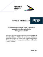 Informe Alternativo PIDCP Venezuela Diversa
