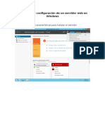 Servidor Web en Windows