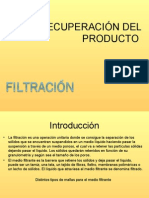 Filtracion Bioseparaciones