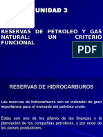 Unidad #3 Reservas de Petroleo y Gas Natural - Un Criterio Funcional