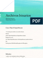 Archivos Binarios