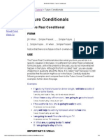 ENGLISH PAGE - Future Conditionals PDF