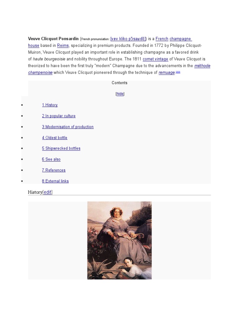 The Rise of Veuve Clicquot How One Woman Established Her Champagne