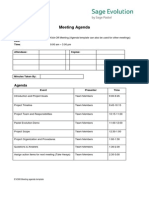 EVO08 - Meeting Agenda Template