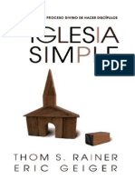 Iglesia Simple_ Como Volver Al - Thom S. RainerEric Geiger
