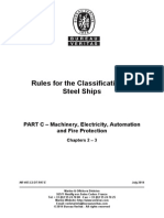 Rules for the Classification of Steel Ships Part C - Machinery Electrical Automation and Fire Protection Chp 2 - 3