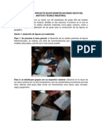 Aplicación Del Proyecto en Estudiantes en Grado Sexto Del Instituto Técnico Industrial PDF