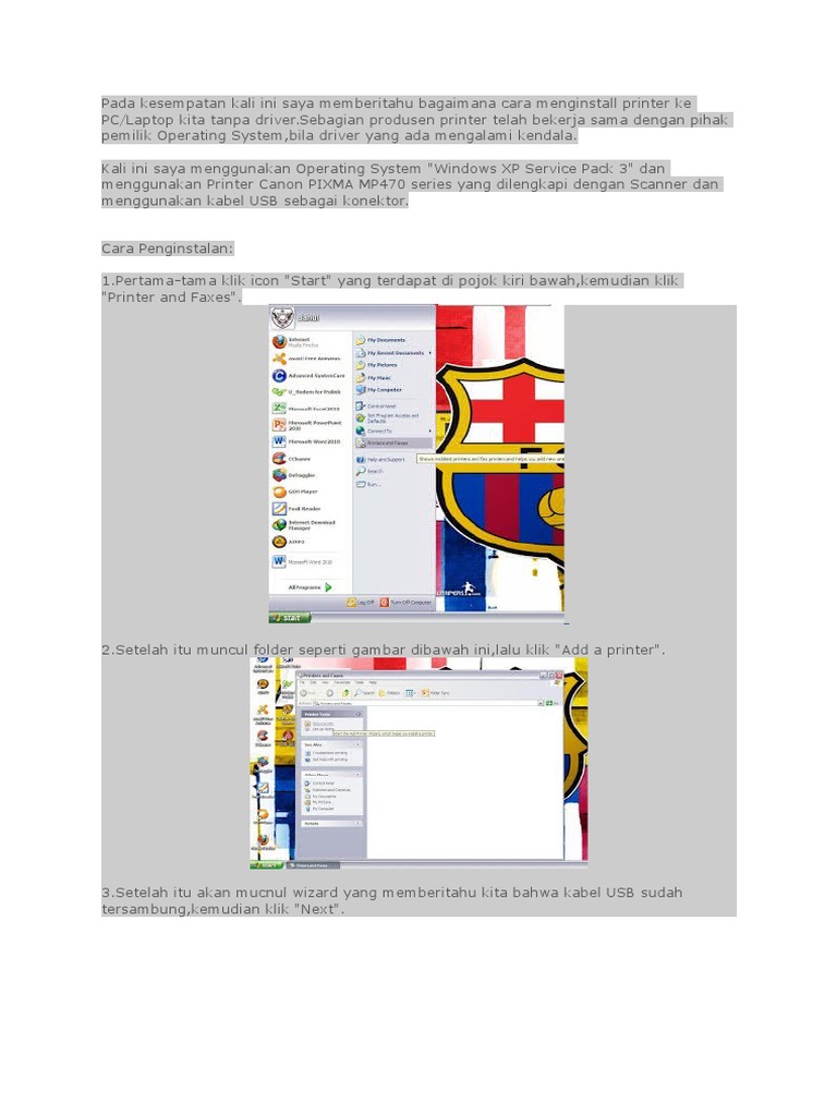 Cara Ngeprint Tanpa Install Driver