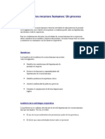 La Auditoría de Los Recursos Humanos