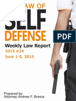 2015 #24 Self Defense Weekly Law Report