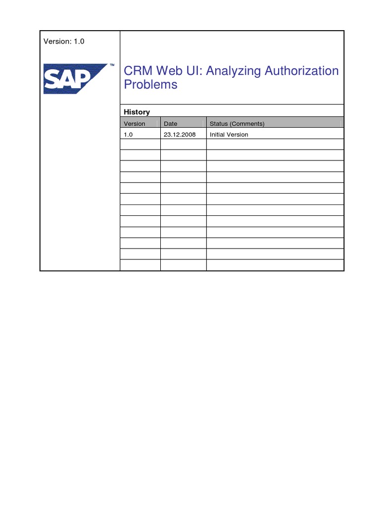 CRM Web Client Auth Problems | PDF