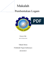 PROSES PEMBENTUKAN LOGAM