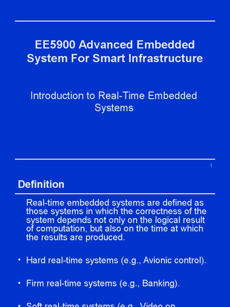 Real Time Embedded - System | PDF