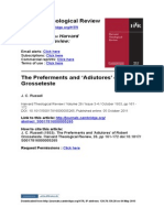 Harvard Theological Review Volume 26 Issue 3-4 1933 (Doi 10.1017/S0017816000005265) Russell, J. C. - The Preferments and Adiutores' of Robert Grosseteste PDF