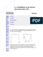 Equilibrio y Estabilidad en Un Sistema Electromecánico