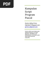 Download Kumpulan Script Program Pascal Untuk SMA by Gentra Aditya Putra SN26829266 doc pdf