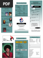 35th Annual State Women's Convention Brochure