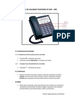 Manual de Usuario Telefono Ip GXP