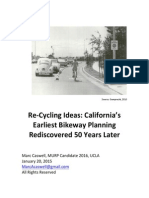 Re-Cycling Ideas: California's Earliest Bikeway Planning Rediscovered 50 Years Later