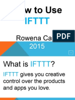 IFTTT Tutorial