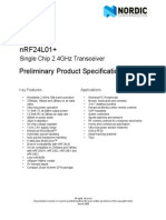 NRF24L01Pluss Preliminary Product Specification v1 0