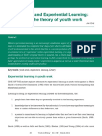 John Dewey and Experiential Learning, Developing The Theory of Youth WorkGrover