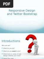 Responsive Design and Twitter Bootstrap