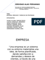 Empresa, Mercado y Derecho de Propiedad