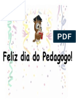 Feliz Dia Do Pedagogo