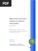 Boas Práticas Para Desenvolvimento Web Mobile