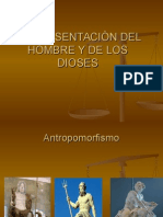 Representaciòn Del Hombre y de Los Dioses